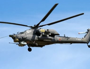 Ρωσικό επιθετικό ελικόπτερο πλήττει στόχους με κατάδειξη από Spetsnaz